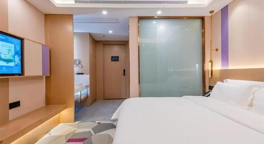 Bed in Lavande Hotel Foshan Shunde Daliang Qinghuiyuan Shihu Road