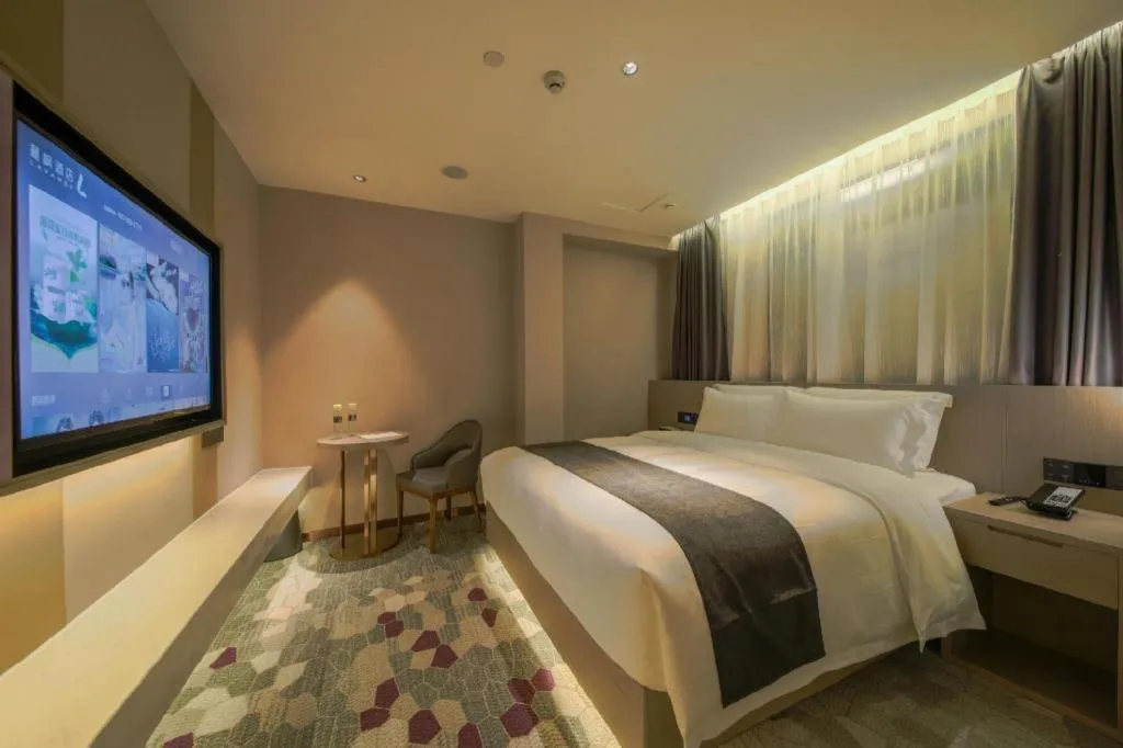 Bed in Lavande Hotel Wuhan Jianghan Road Dunli Gate Metro Station