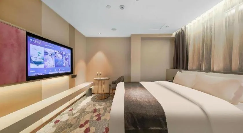 Bed in Lavande Hotel Wuhan Jianghan Road Dunli Gate Metro Station