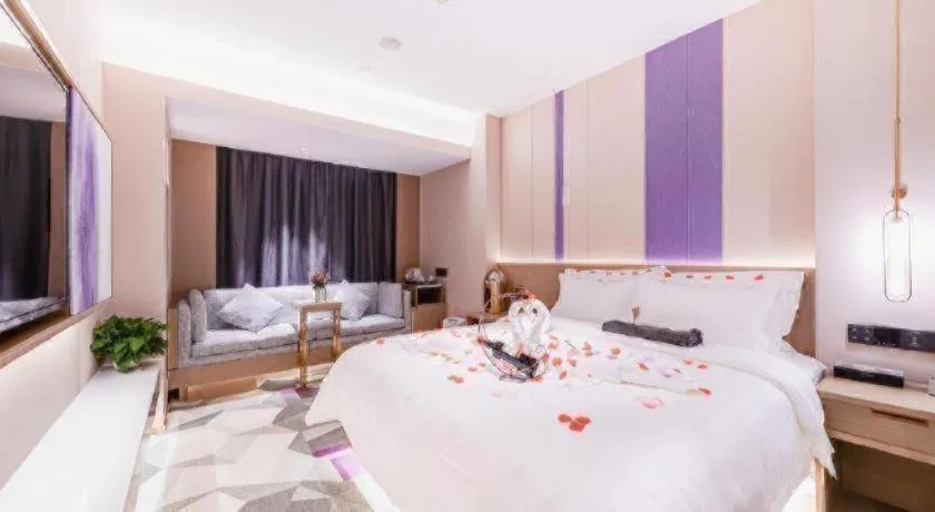 Bed in Lavande Hotel Xi'an Zhonglou Dachashi Metro Station
