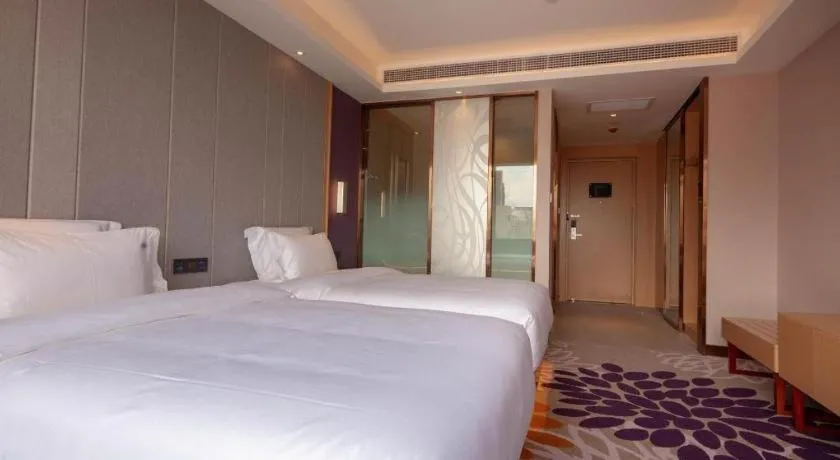 Bed in Lavande Hotel Changsha South High-speed Railway Station Xiyingmen