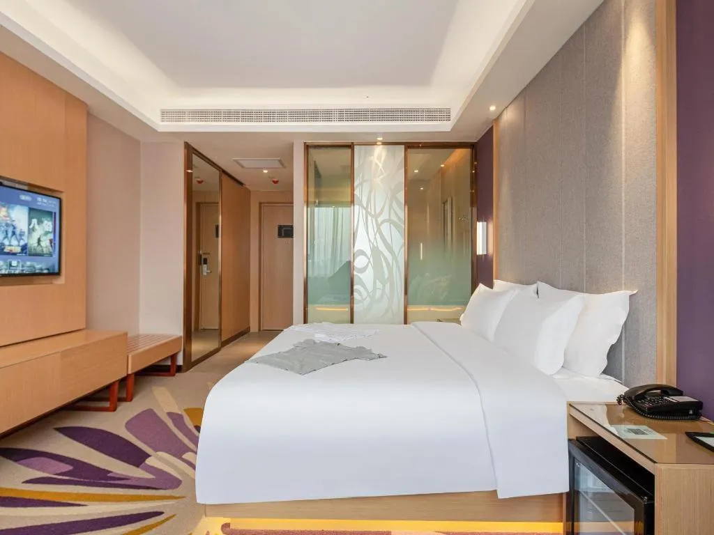 Bed in Lavande Hotel Changsha South High-speed Railway Station Xiyingmen