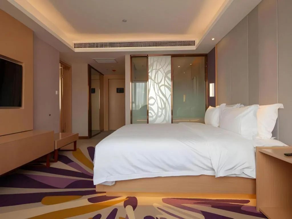 Bed in Lavande Hotel Changsha South High-speed Railway Station Xiyingmen