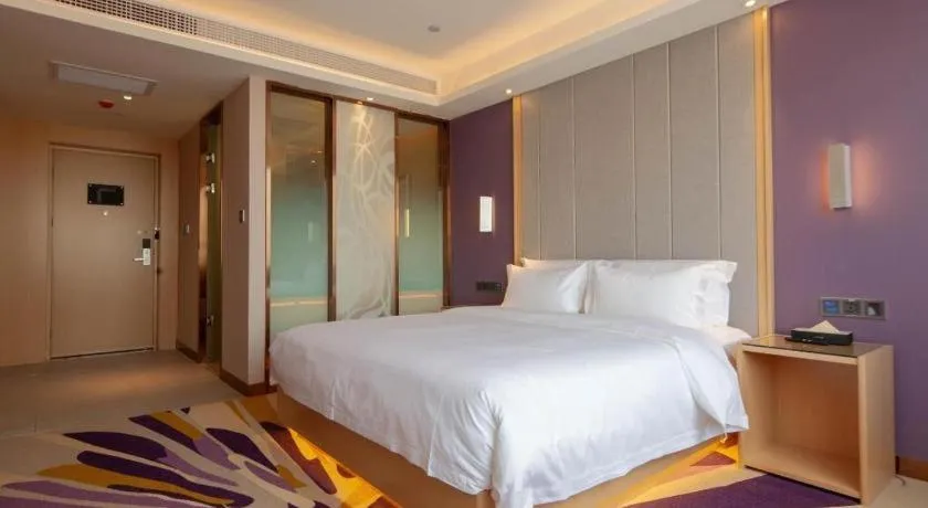 Bed in Lavande Hotel Changsha South High-speed Railway Station Xiyingmen