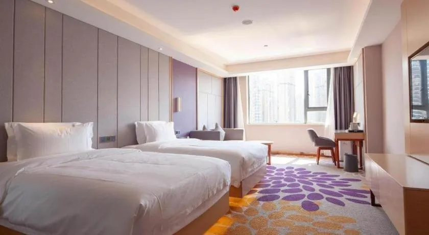 Bed in Lavande Hotel Changsha South High-speed Railway Station Xiyingmen