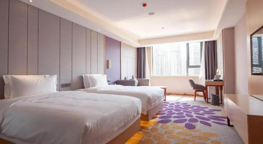 Bed in Lavande Hotel Changsha South High-speed Railway Station Xiyingmen