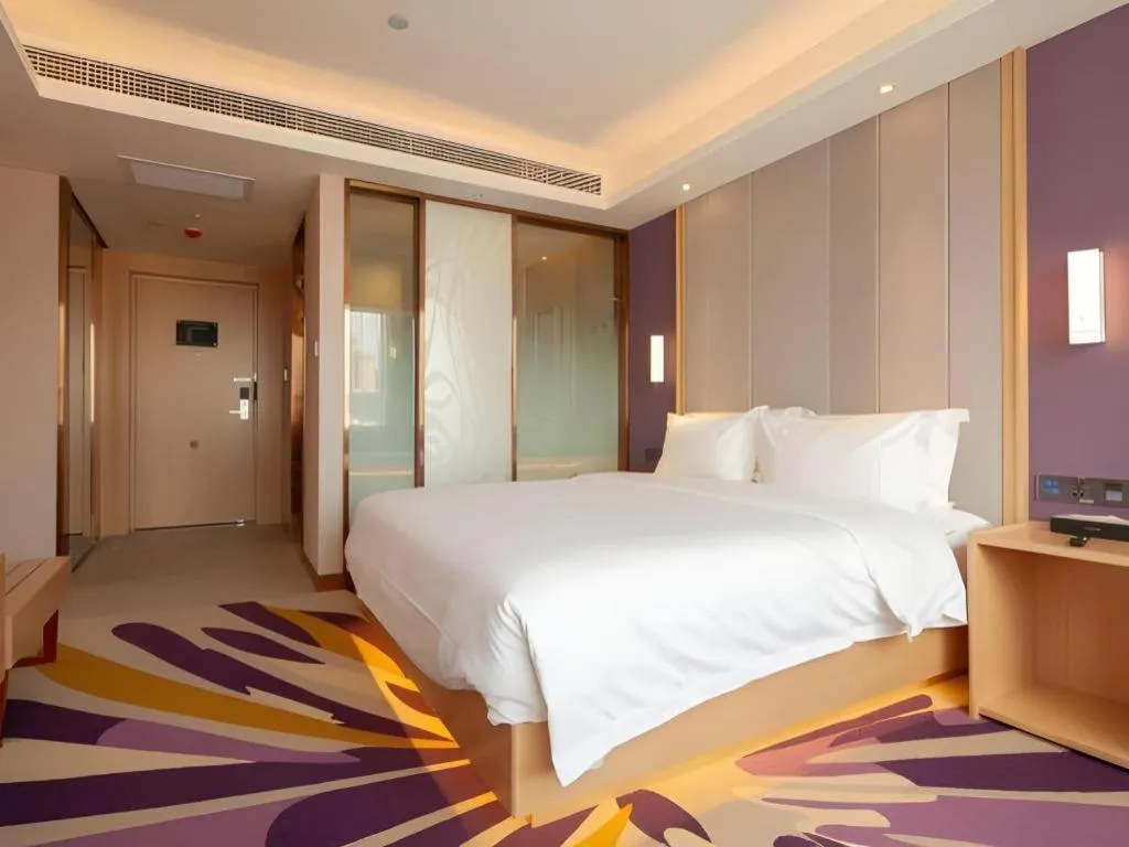 Bed in Lavande Hotel Changsha South High-speed Railway Station Xiyingmen