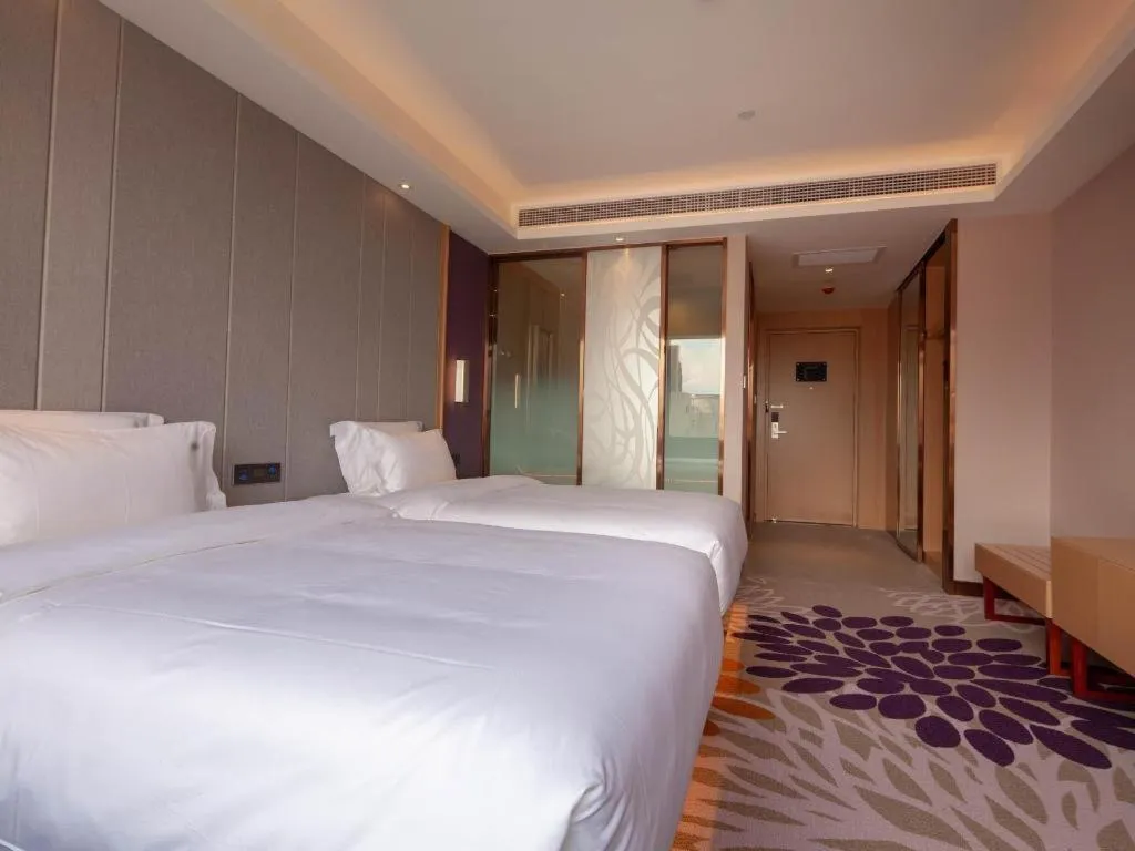 Bed in Lavande Hotel Changsha South High-speed Railway Station Xiyingmen