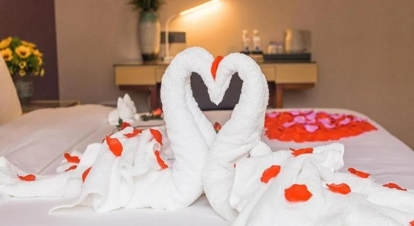 Bed in Lavande Hotel Changsha South High-speed Railway Station Xiyingmen