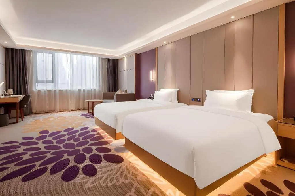 Bed in Lavande Hotel Changsha South High-speed Railway Station Xiyingmen