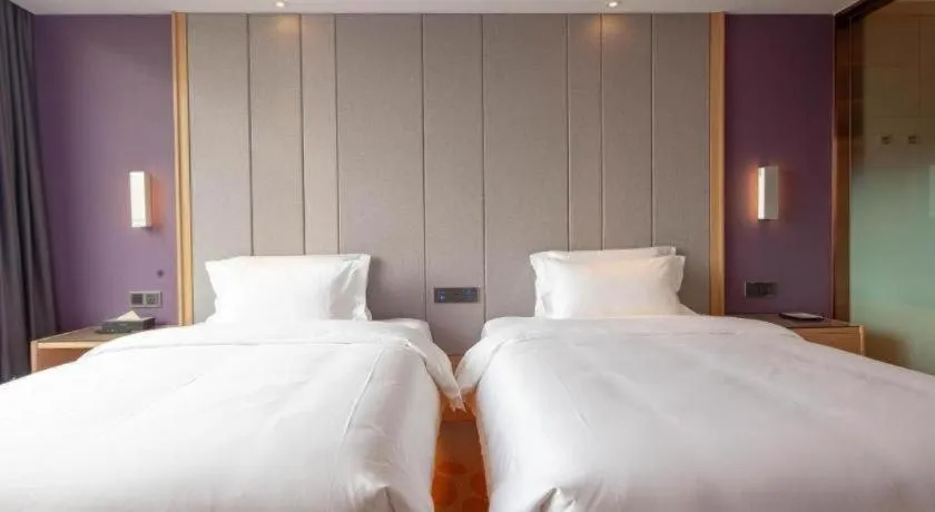 Bed in Lavande Hotel Changsha South High-speed Railway Station Xiyingmen