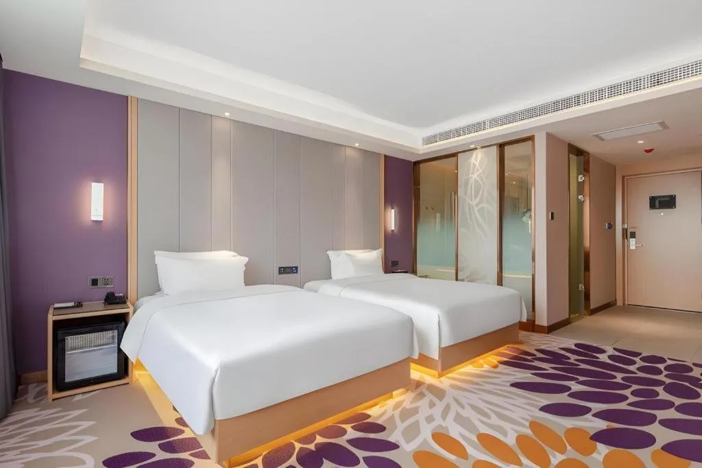 Bed in Lavande Hotel Changsha South High-speed Railway Station Xiyingmen