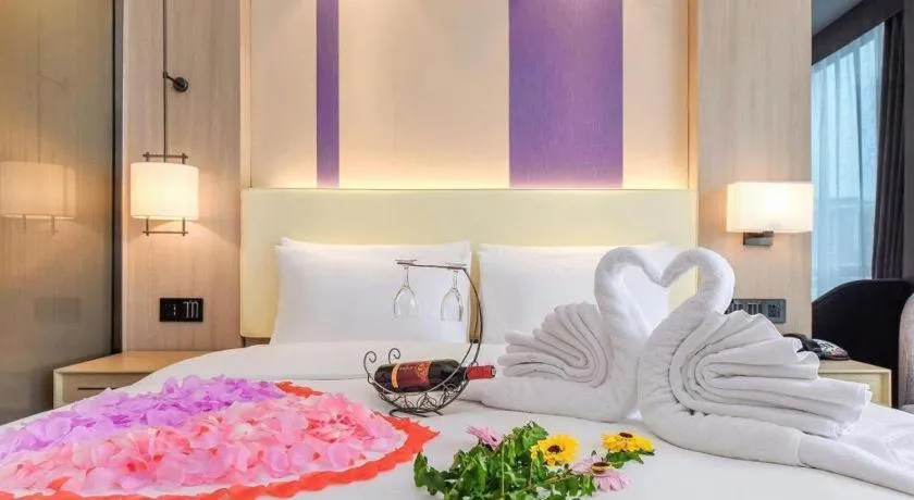 Bed in Lavande Hotel Nanchong Xihua Shida