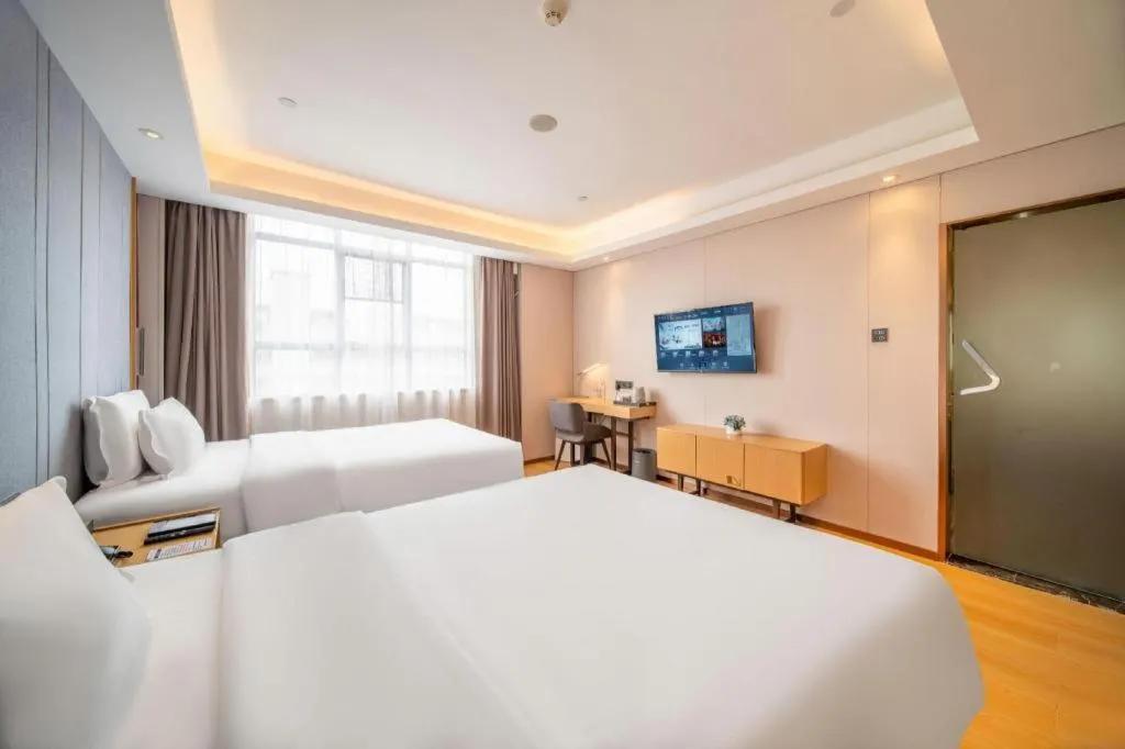 Bed in Lavande Hotel Guangzhou Zoo Huanghuagang Metro Station