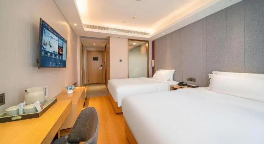 Bed in Lavande Hotel Guangzhou Zoo Huanghuagang Metro Station