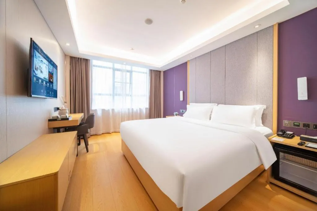 Bed in Lavande Hotel Guangzhou Zoo Huanghuagang Metro Station