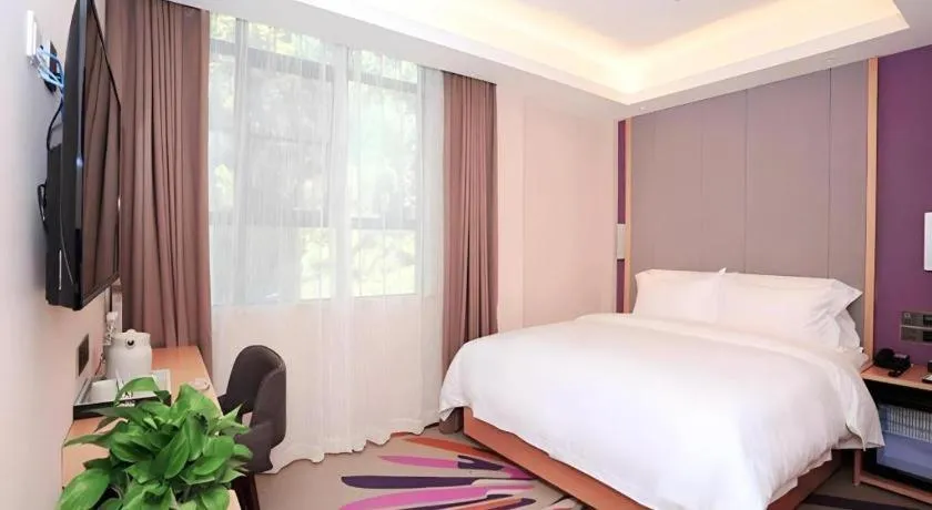 Bed in Lavande Hotel Guangzhou Zoo Huanghuagang Metro Station