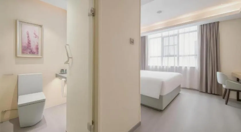 Bed in Lavande Hotel Guangzhou Zoo Huanghuagang Metro Station