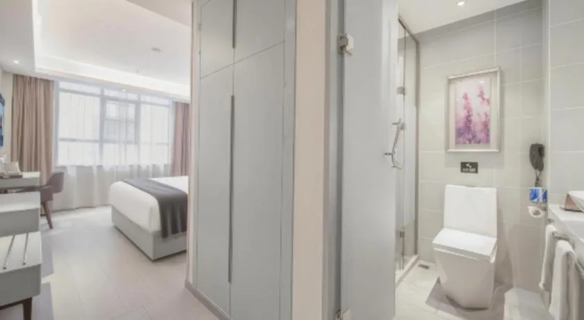 Bed in Lavande Hotel Guangzhou Zoo Huanghuagang Metro Station