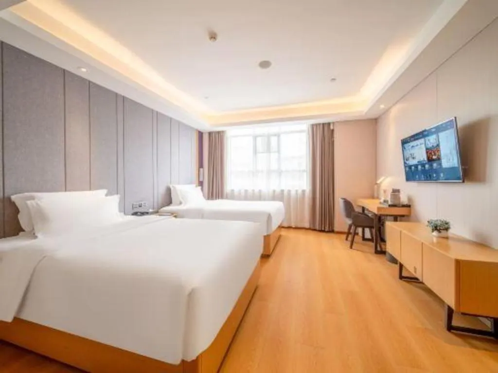 Bed in Lavande Hotel Guangzhou Zoo Huanghuagang Metro Station