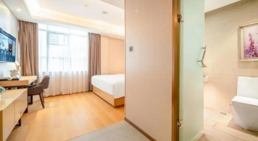 Bed in Lavande Hotel Guangzhou Zoo Huanghuagang Metro Station