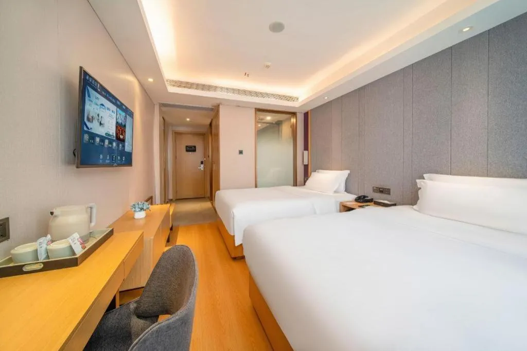 Bed in Lavande Hotel Guangzhou Zoo Huanghuagang Metro Station