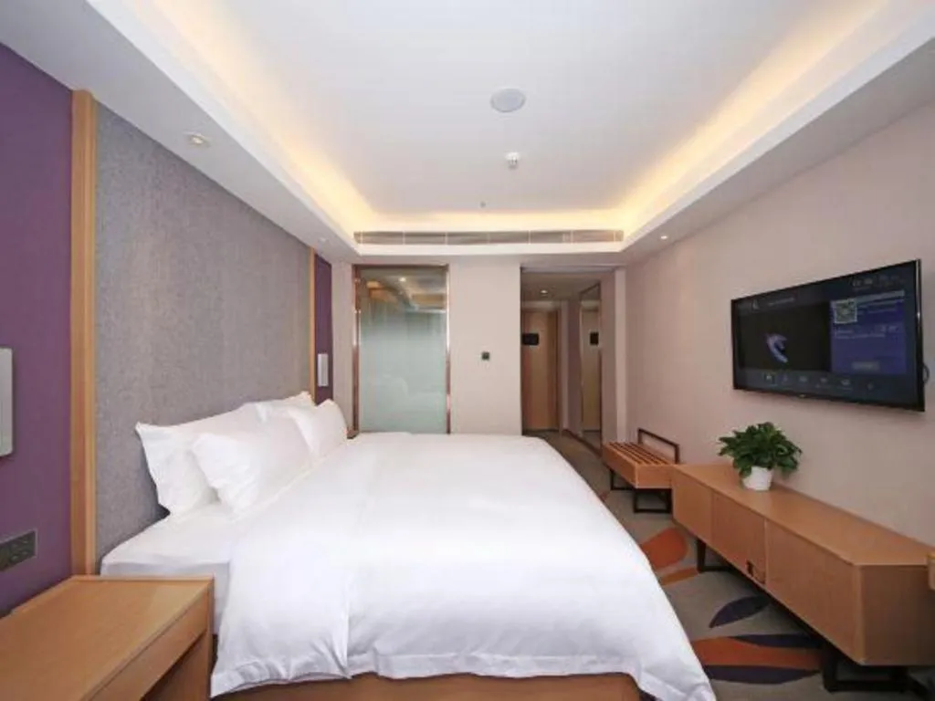 Bed in Lavande Hotel Guangzhou Zoo Huanghuagang Metro Station