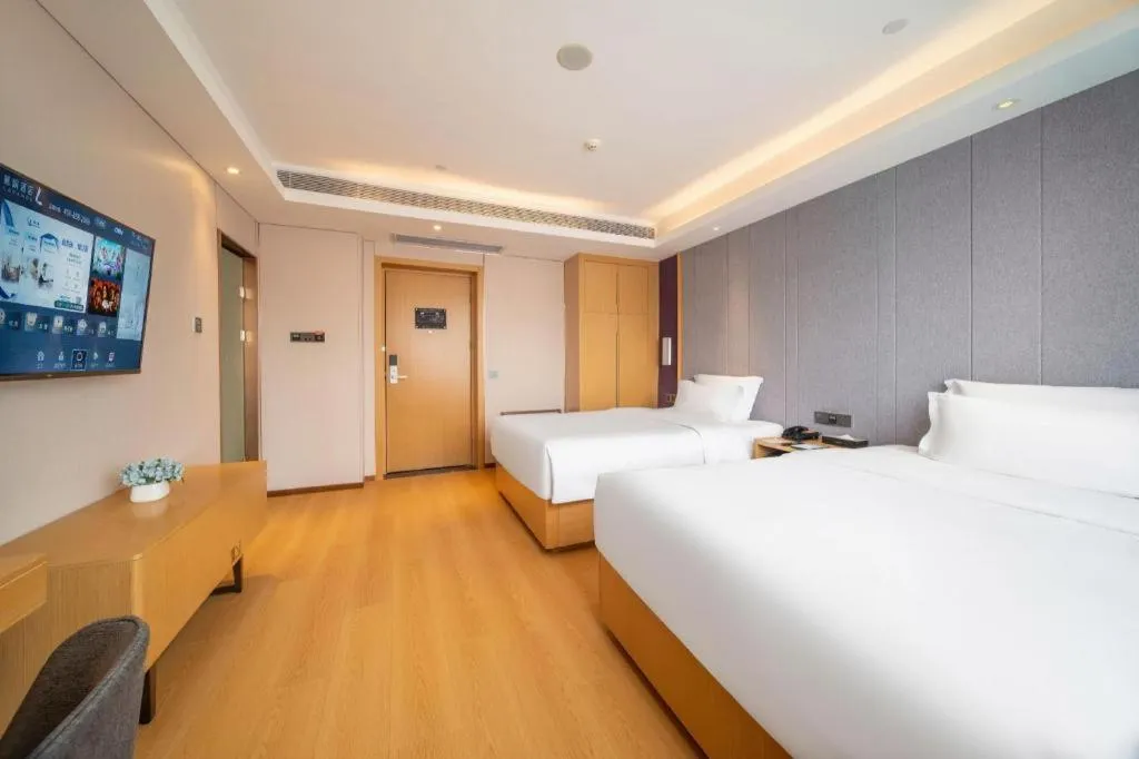 Bed in Lavande Hotel Guangzhou Zoo Huanghuagang Metro Station