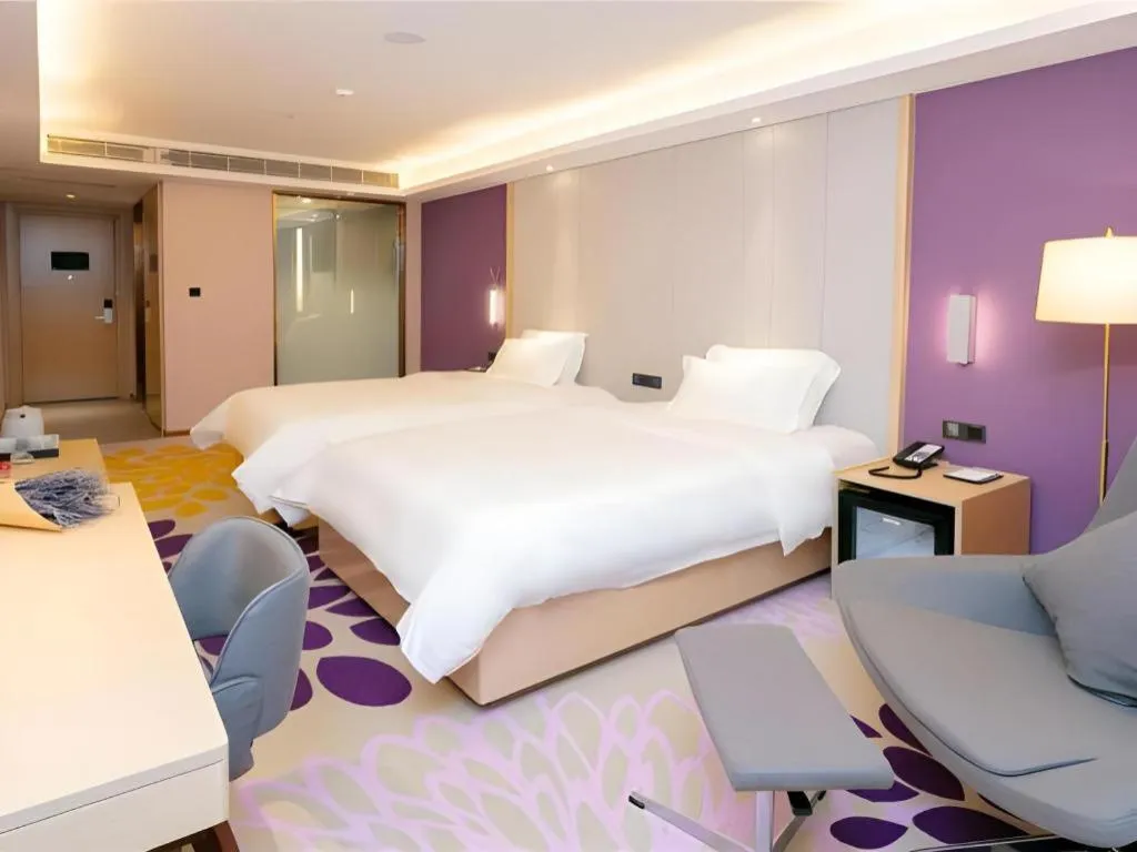 Bed in Lavande Hotel Shenzhen Jingtian Metro Station