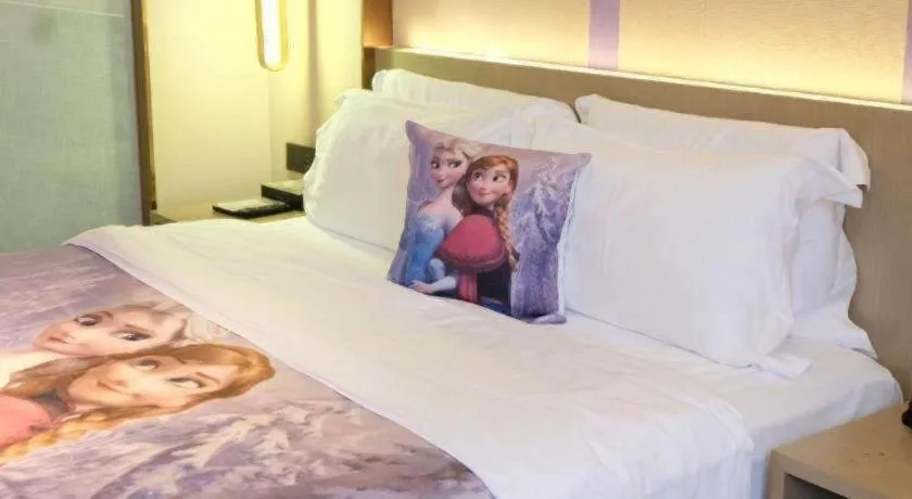 Bed in Lavande Hotel Zhongshan Shiqi Daxinxinduhui North Zhongshan Station