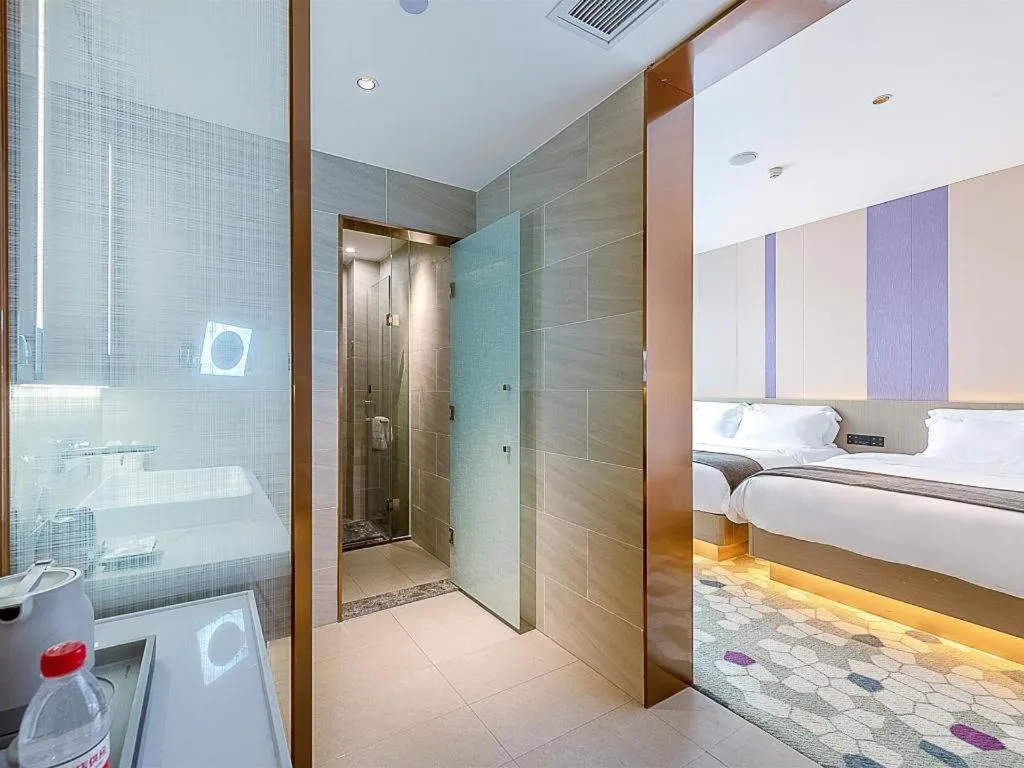 Bed in Lavande Hotel Zhongshan Shiqi Daxinxinduhui North Zhongshan Station