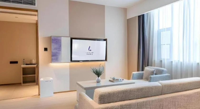 Bed in Lavande Hotel Zhongshan Shiqi Daxinxinduhui North Zhongshan Station