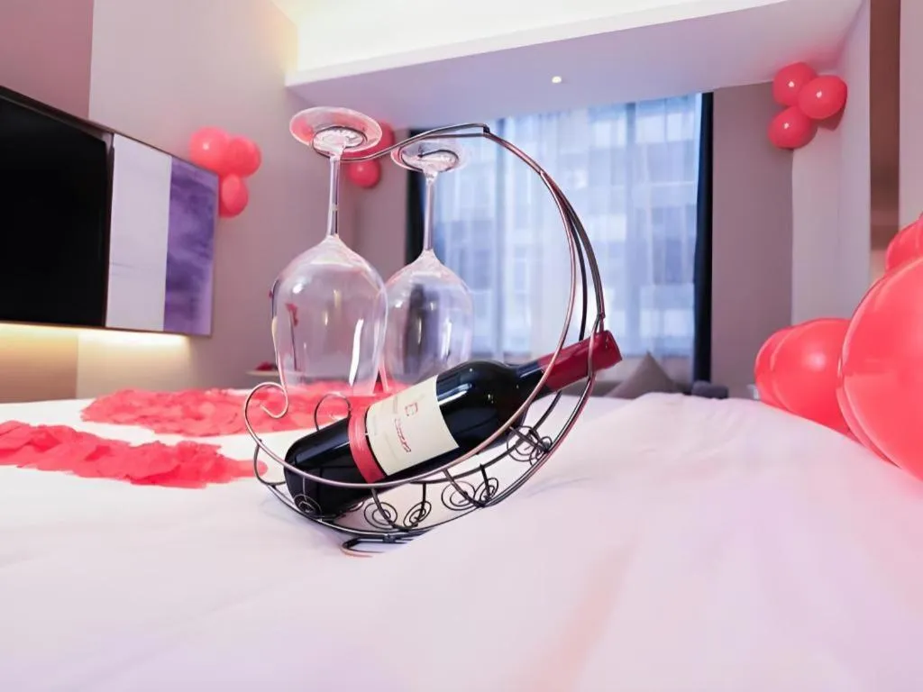 Bed in Lavande Hotel Zhongshan Shiqi Daxinxinduhui North Zhongshan Station