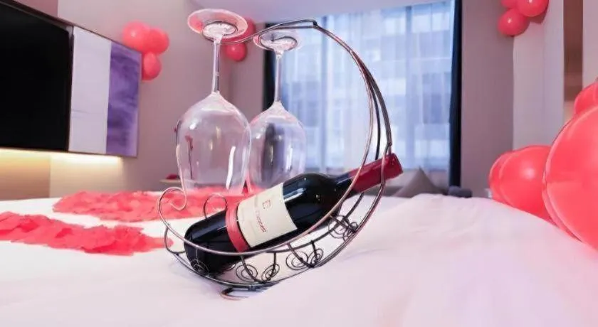 Bed in Lavande Hotel Zhongshan Shiqi Daxinxinduhui North Zhongshan Station