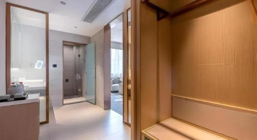 Bed in Lavande Hotel Zhongshan Shiqi Daxinxinduhui North Zhongshan Station