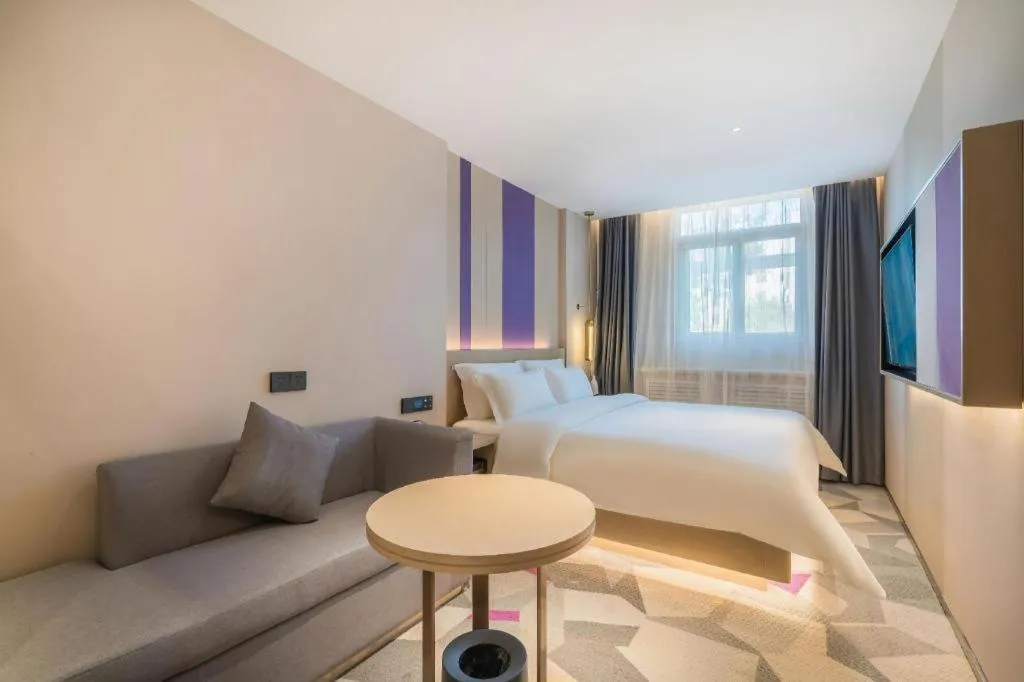 Bed in Lavande Hotel Beijing Industry University Metro Station