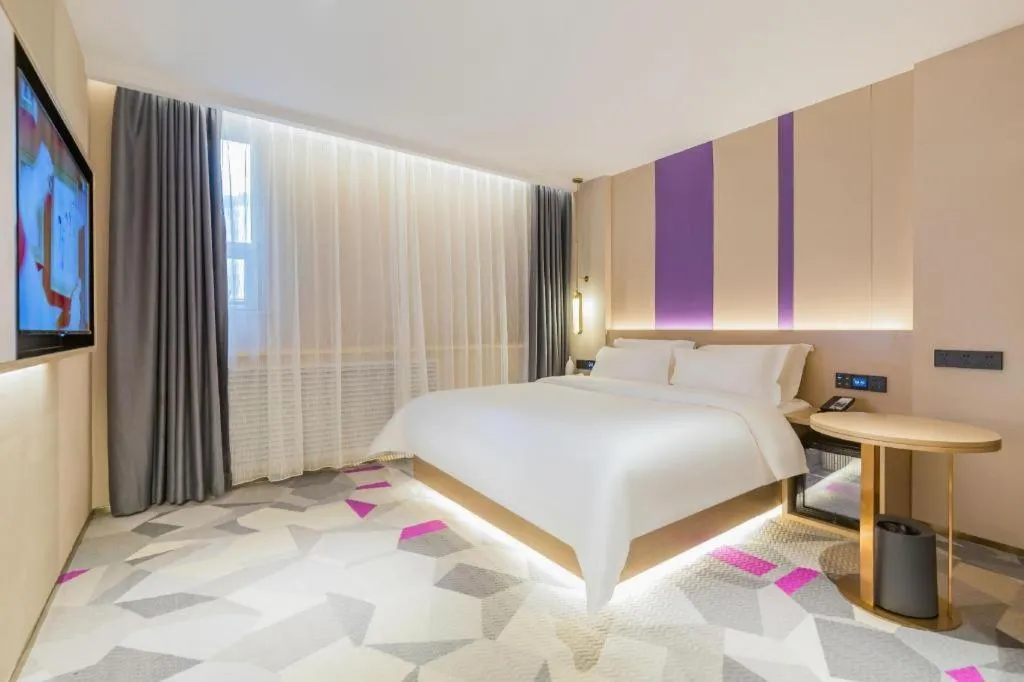 Bed in Lavande Hotel Beijing Industry University Metro Station