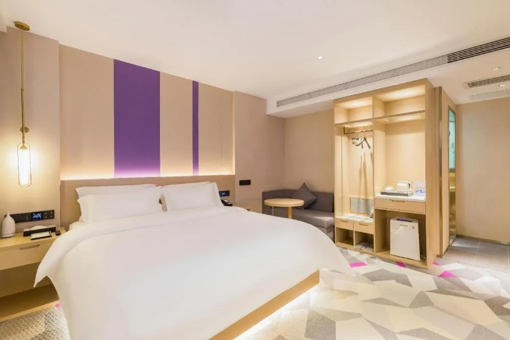 Bed in Lavande Hotel Beijing Industry University Metro Station