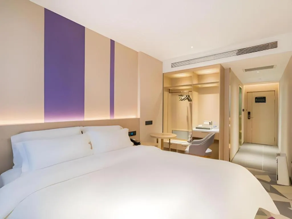 Bed in Lavande Hotel Beijing Industry University Metro Station