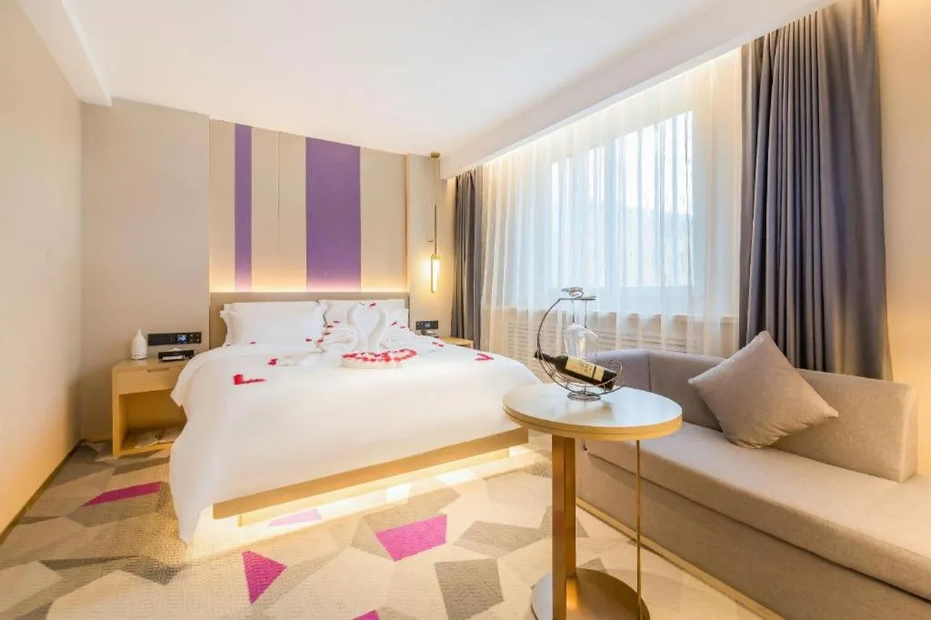 Bed in Lavande Hotel Beijing Industry University Metro Station