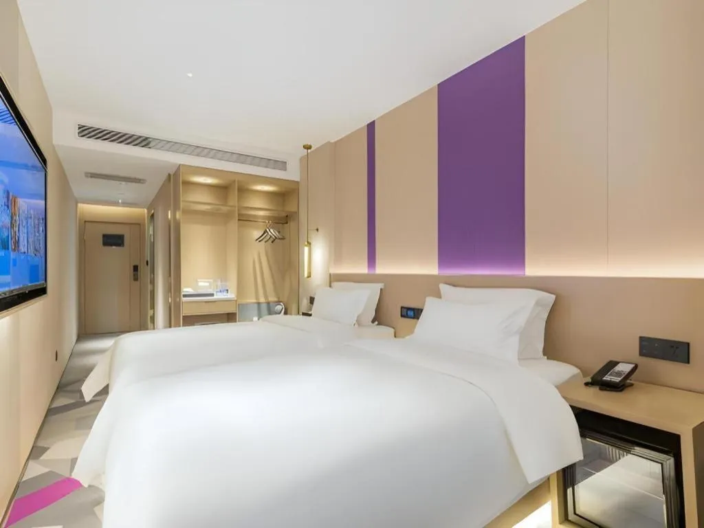 Bed in Lavande Hotel Beijing Industry University Metro Station