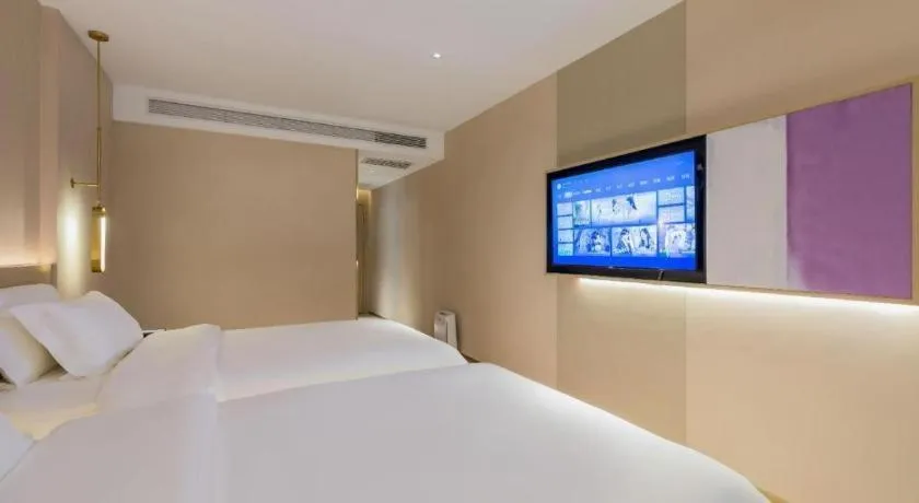 Bed in Lavande Hotel Beijing Industry University Metro Station