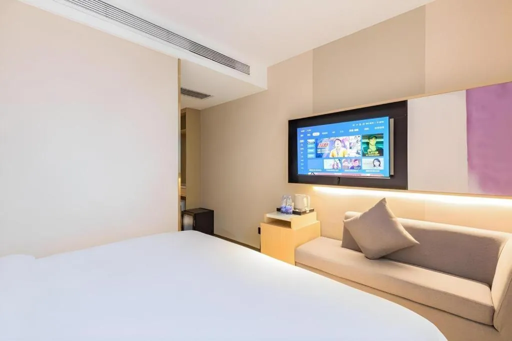 Bed in Lavande Hotel Beijing Industry University Metro Station