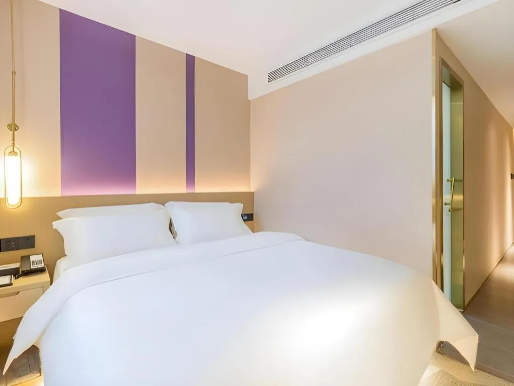 Bed in Lavande Hotel Beijing Industry University Metro Station