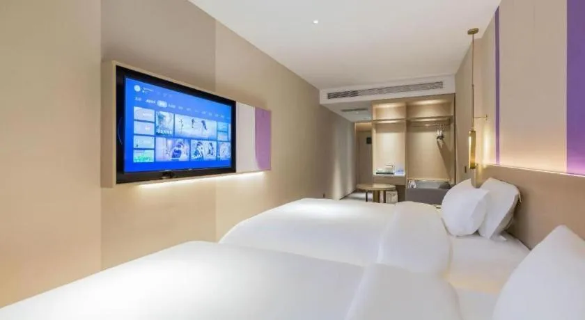 Bed in Lavande Hotel Beijing Industry University Metro Station