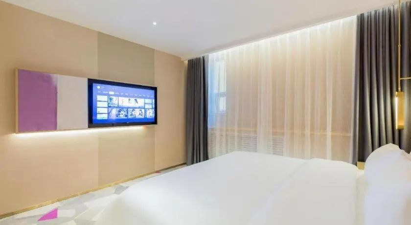 Bed in Lavande Hotel Beijing Industry University Metro Station