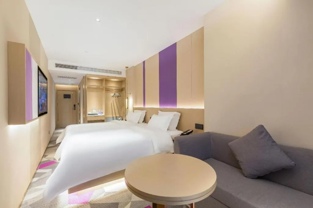 Bed in Lavande Hotel Beijing Industry University Metro Station