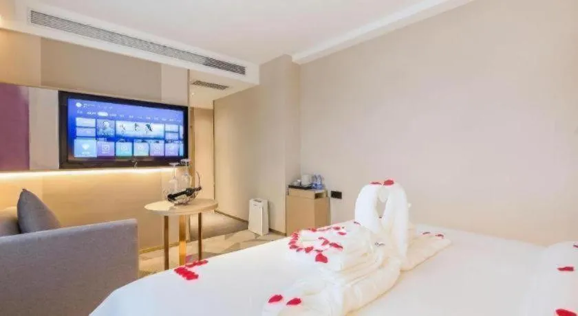 Bed in Lavande Hotel Beijing Industry University Metro Station