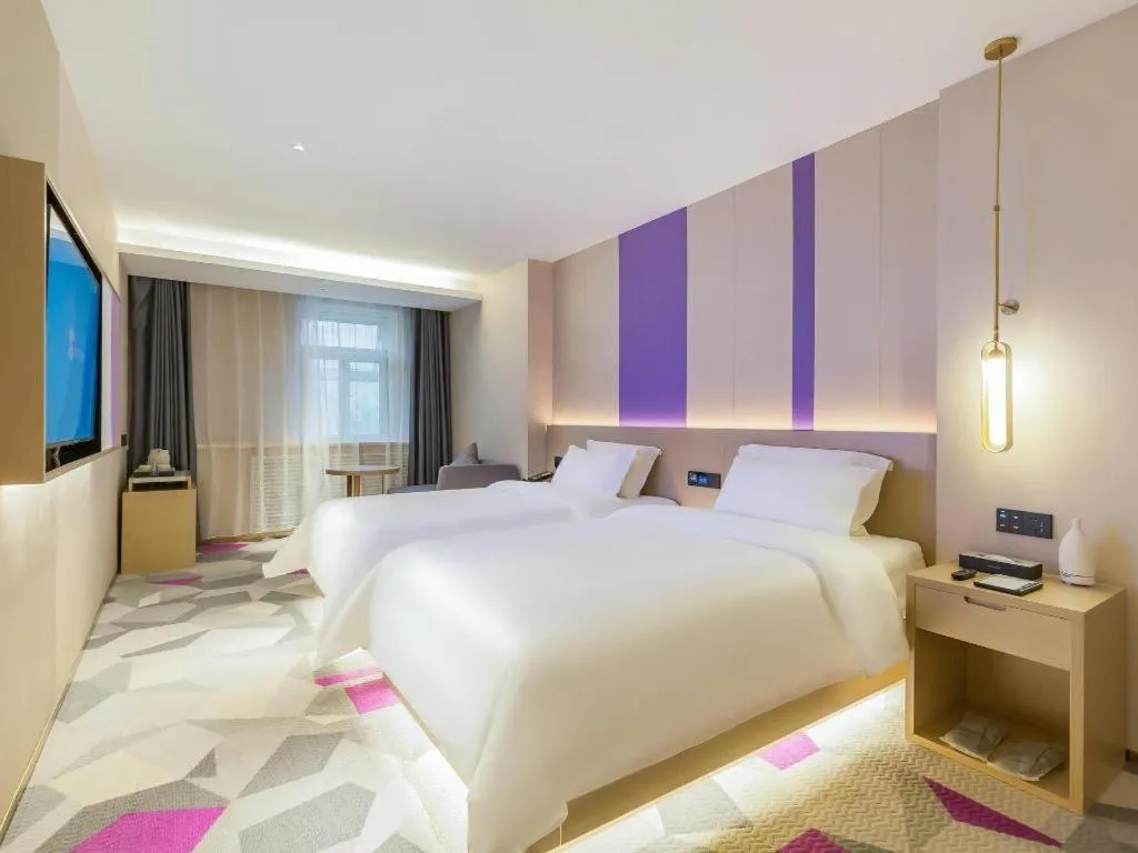 Bed in Lavande Hotel Beijing Industry University Metro Station