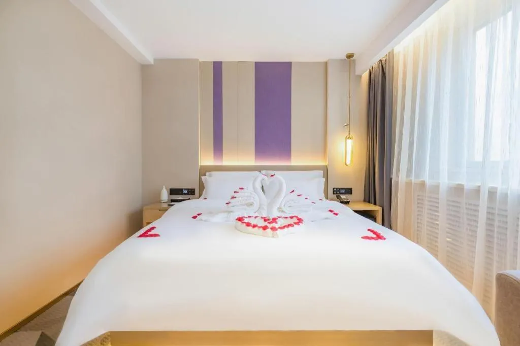 Bed in Lavande Hotel Beijing Industry University Metro Station